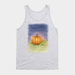 Watercolor Pumpkin Patch Tank Top